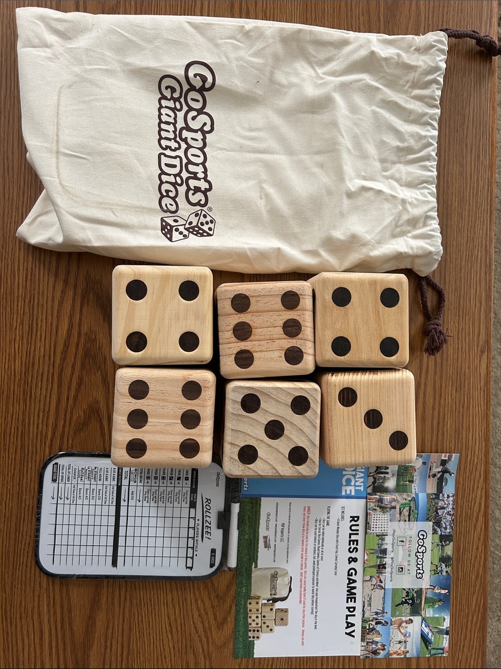 Giant Dice Outdoor Game Set